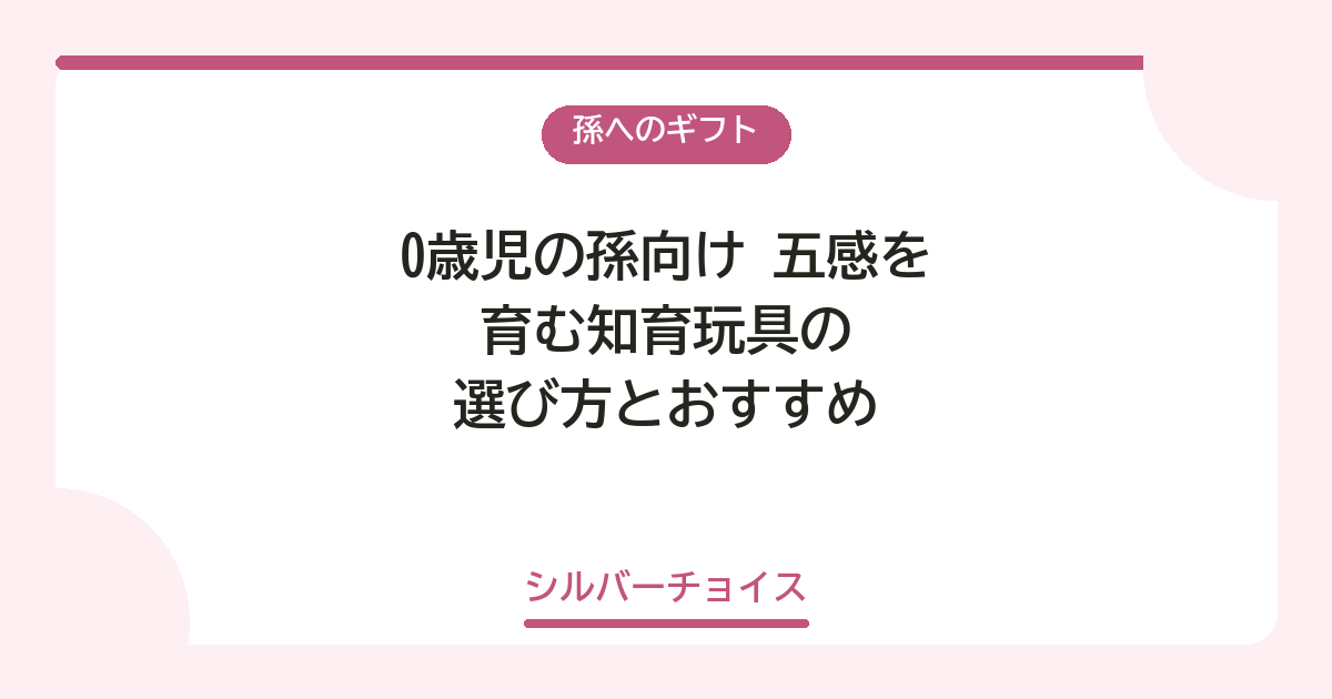五感を育む知育玩具の選び方とおすすめ4選